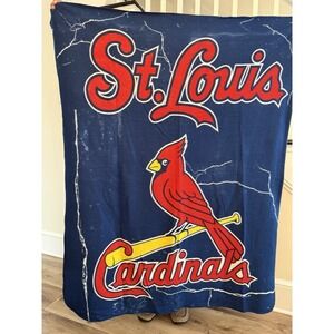 NFL Genuine Merchandise St. Louis Cardinals Fleece Blanket Throw 60x47 2010